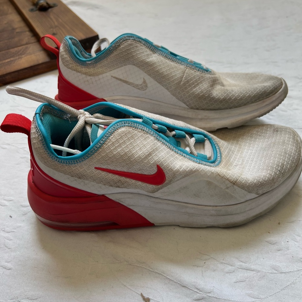 Nike womens Red and White Sneakers